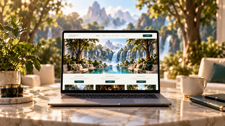 Website Build — Naxara Space beeldstudie